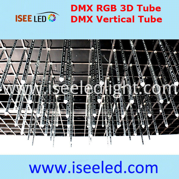 RGB DMX512 LED 3D Tube